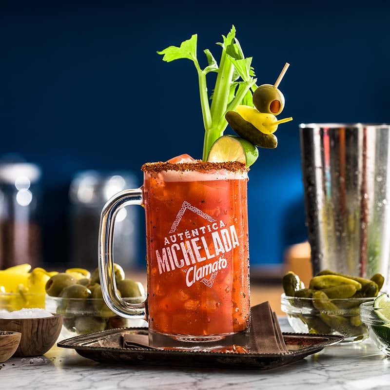 Bloody María Clamato Michelada Drink Recipe