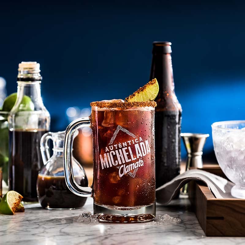 Dark Clamato Michelada Drink Recipe
