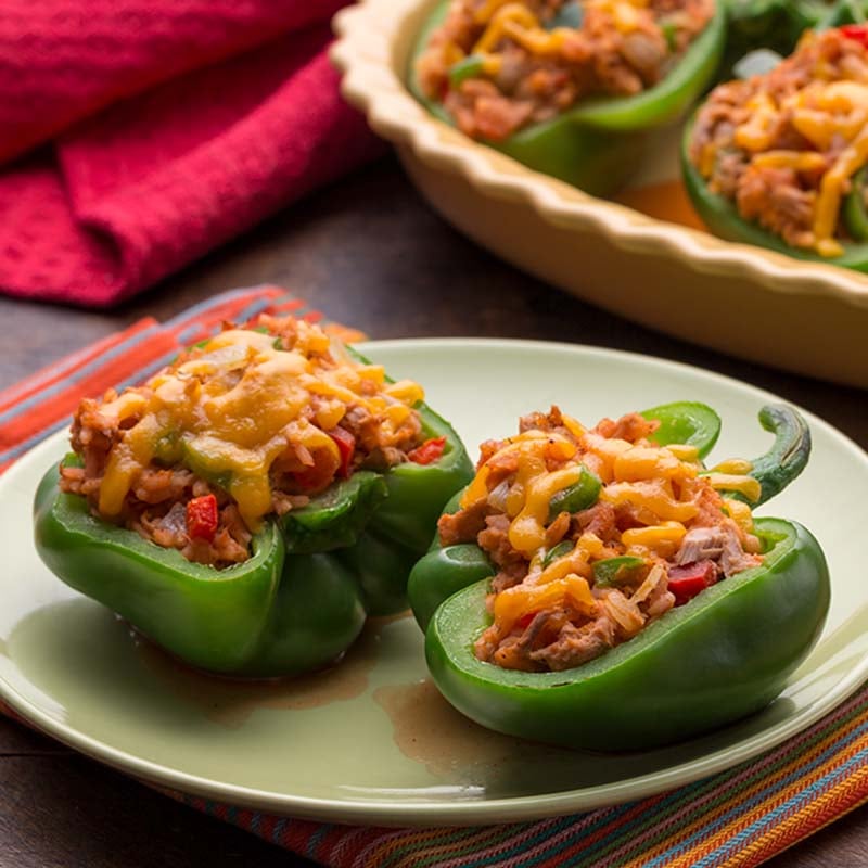 Clamato and Tuna Stuffed Peppers Food Recipe