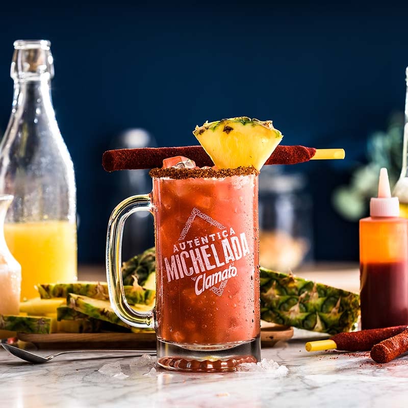 Receta Chamochela Clamato Michelada Bebida