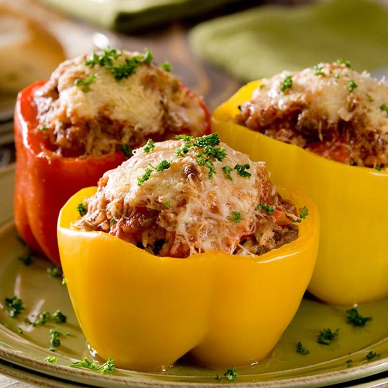 Receta Pimientos Rellenos Clamato Comida